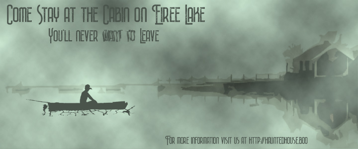 Mock-up Haunted House Ad
